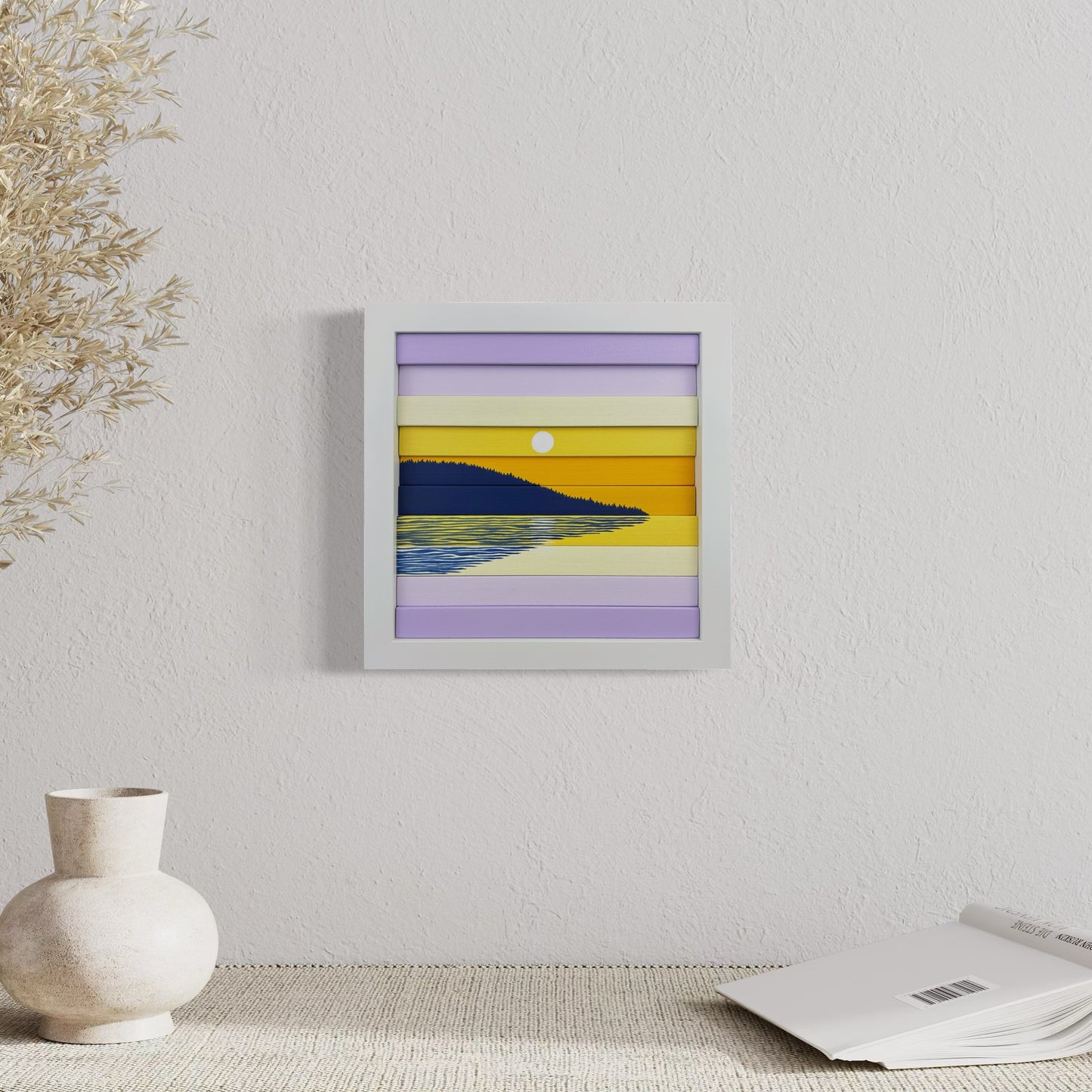 Golden Lavender Drift 02 (9”x9”)