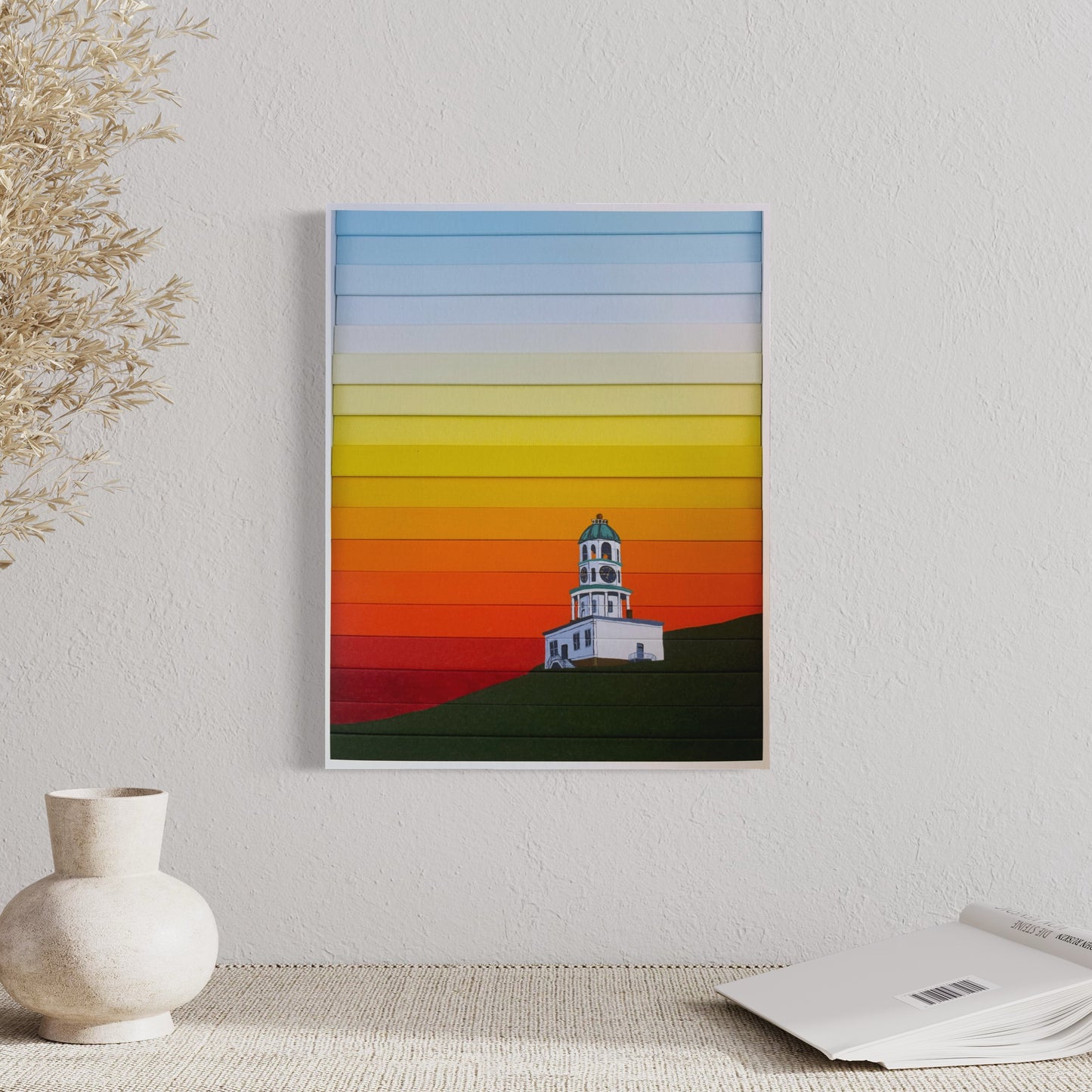 The Town Clock (Art Print)