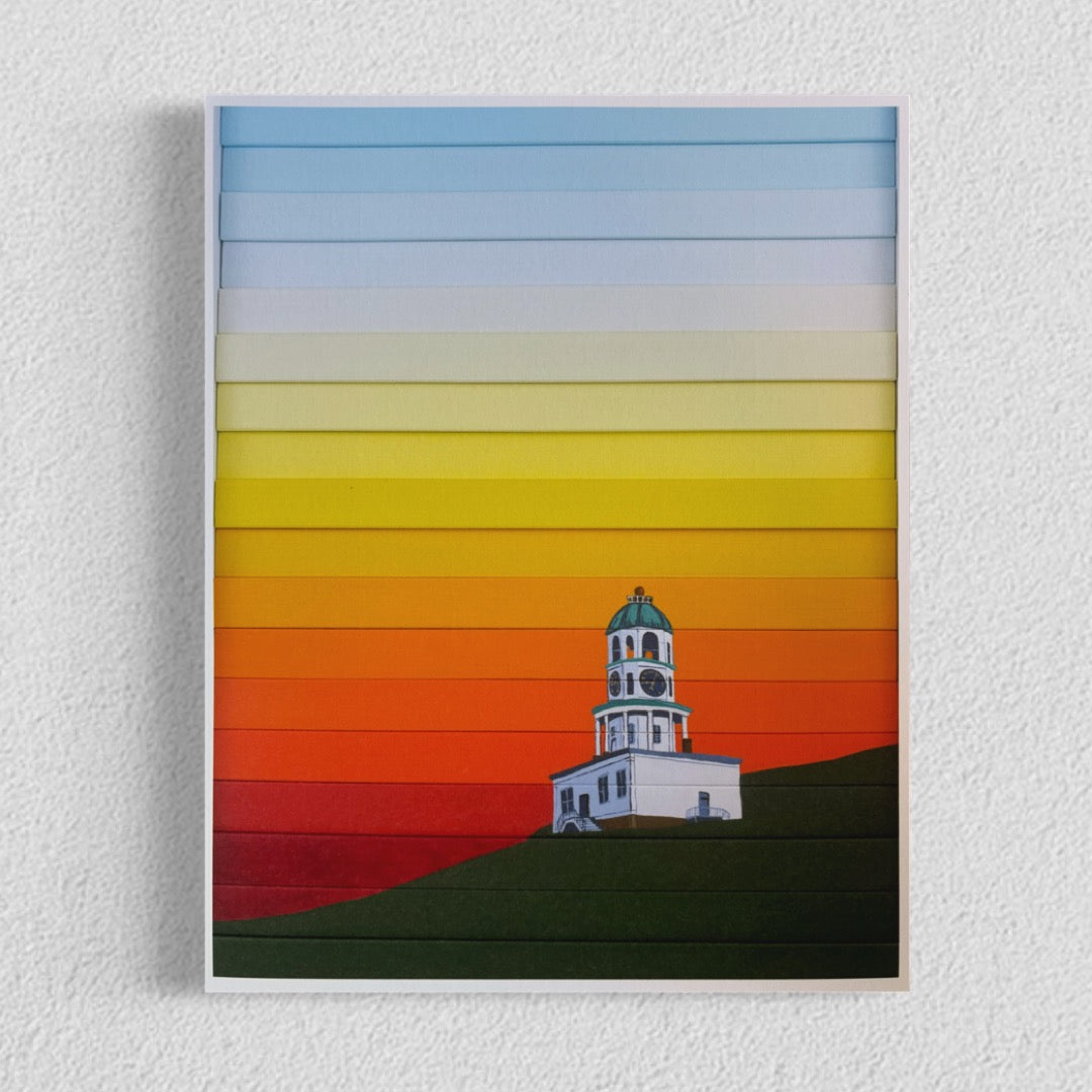 The Town Clock (Art Print)