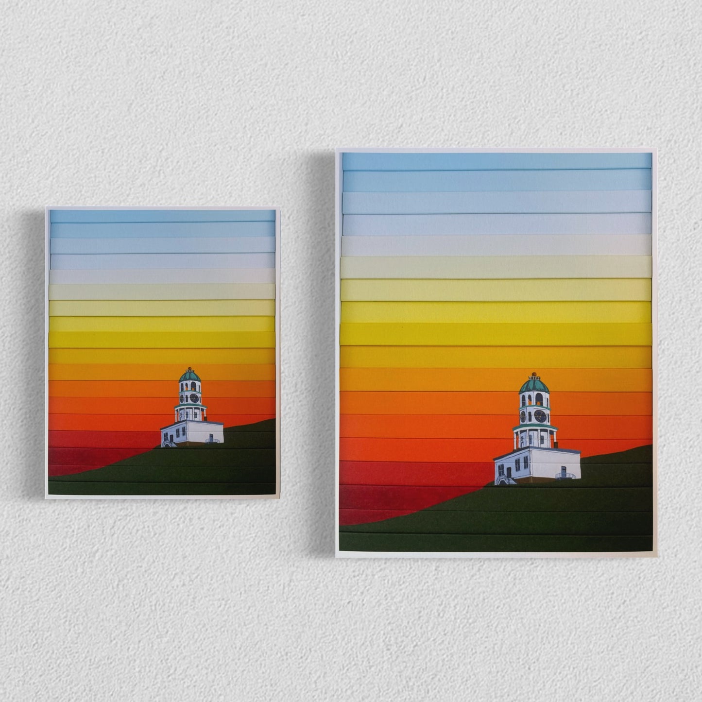 The Town Clock (Art Print)