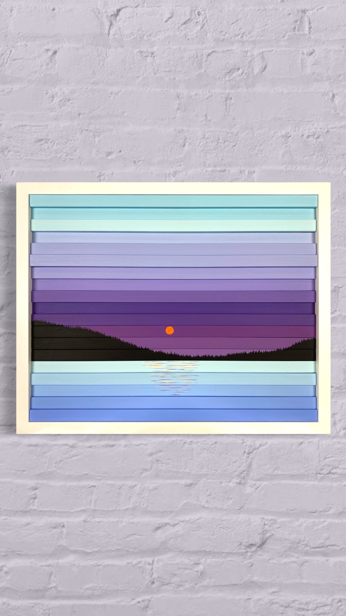 Dusk to Dawn (20"W x 16"H)