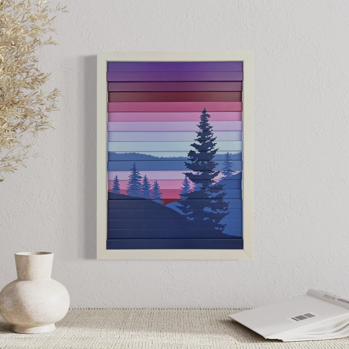 Among the Pines (12”Wx16”H)