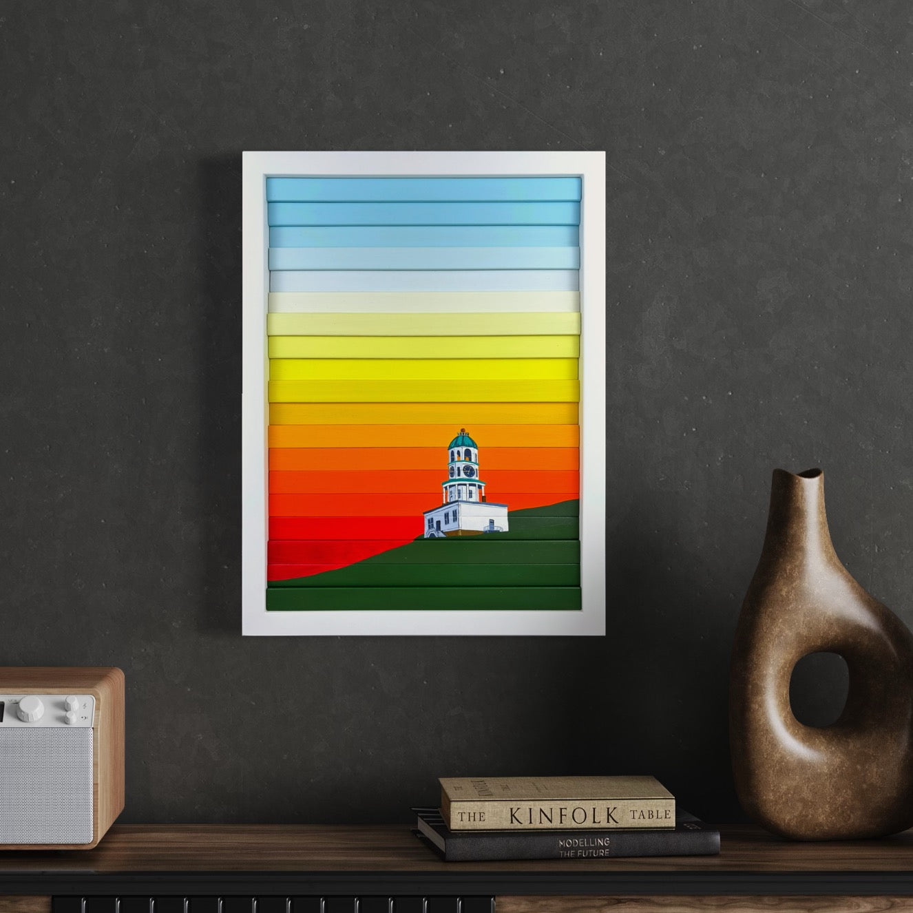 Town Clock (12"Wx16"H)
