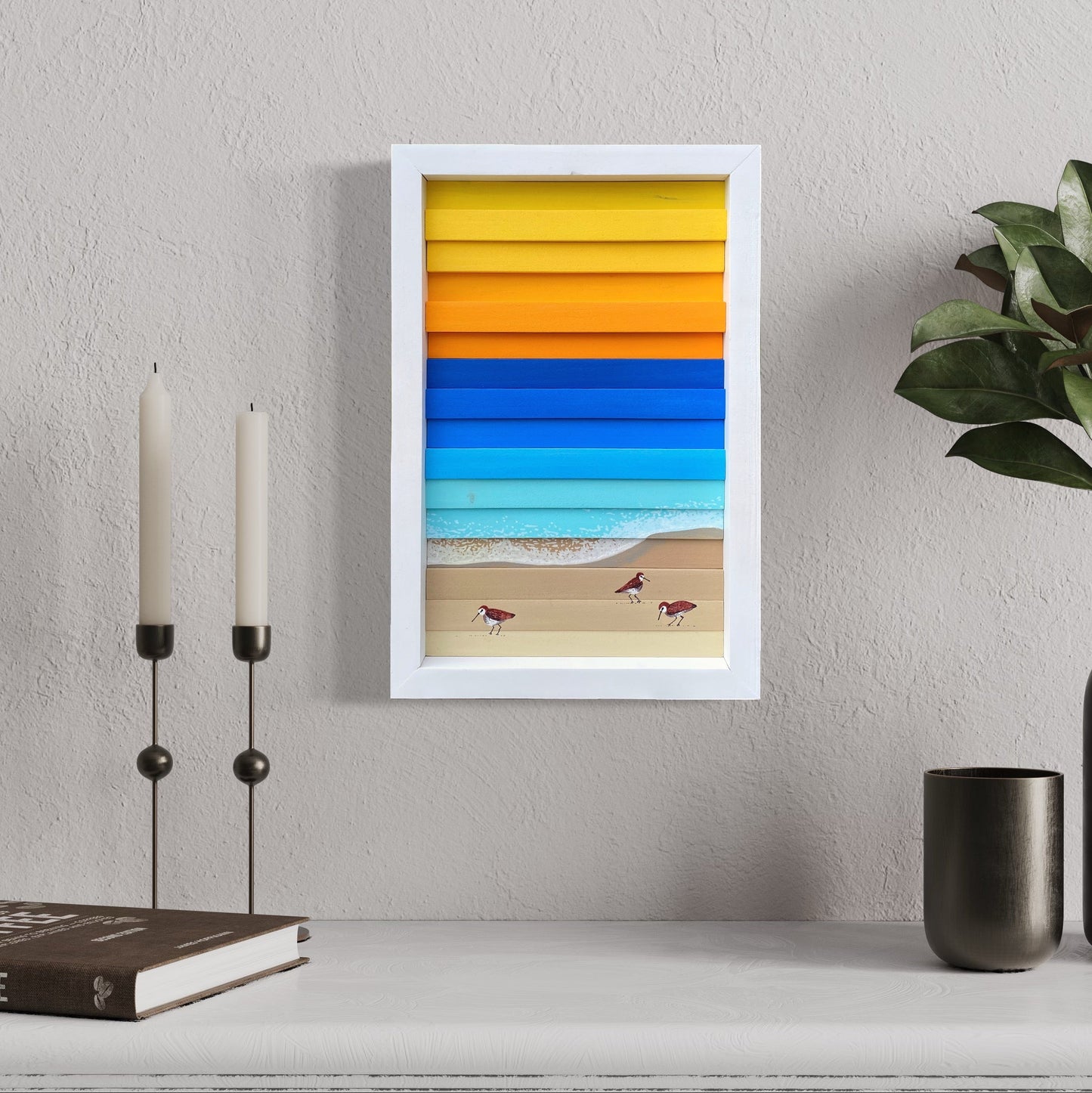 Martinique Beach (12"Wx16"H)
