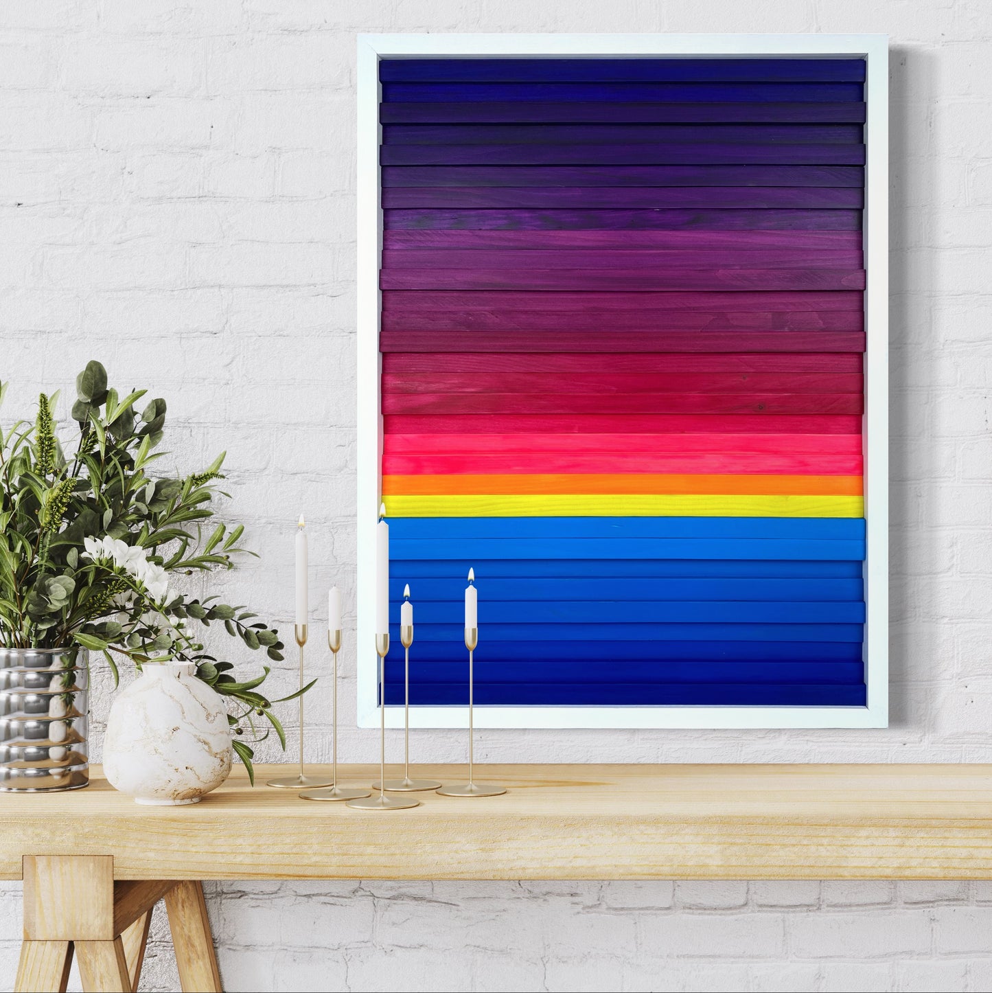 Neon Sunrise (19"Wx25"H)