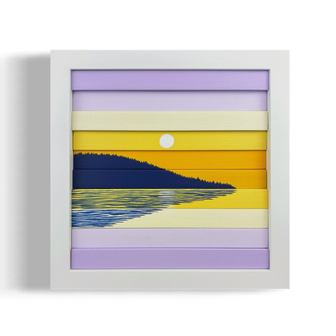 Golden Lavender Drift 02 (9”x9”)