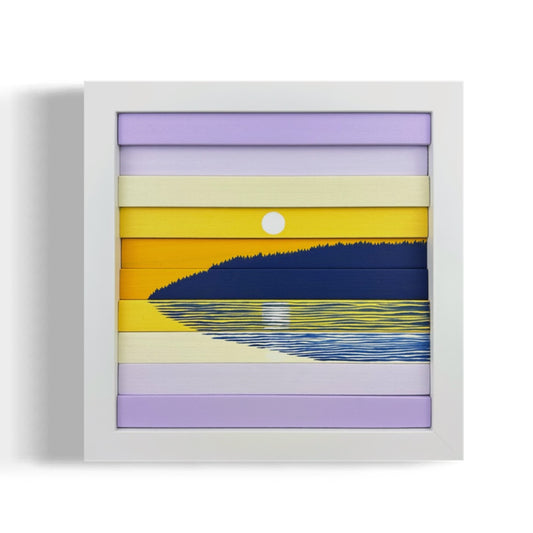 Golden Lavender Drift 01 (9”x9”)