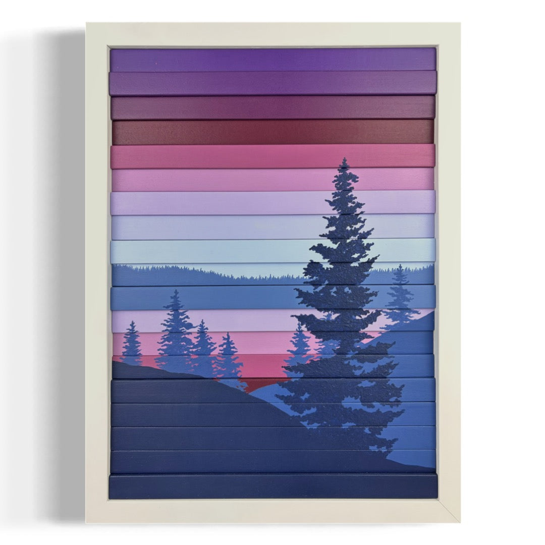 Among the Pines (12”Wx16”H)