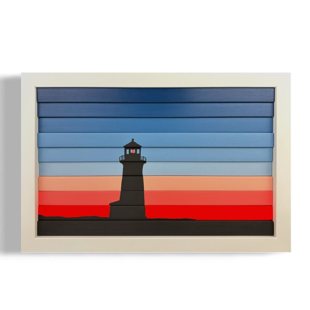 Red Sky at Night (13.5”Wx9”H)