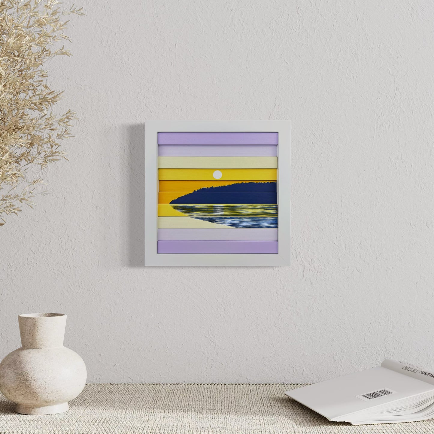 Golden Lavender Drift 01 (9”x9”)