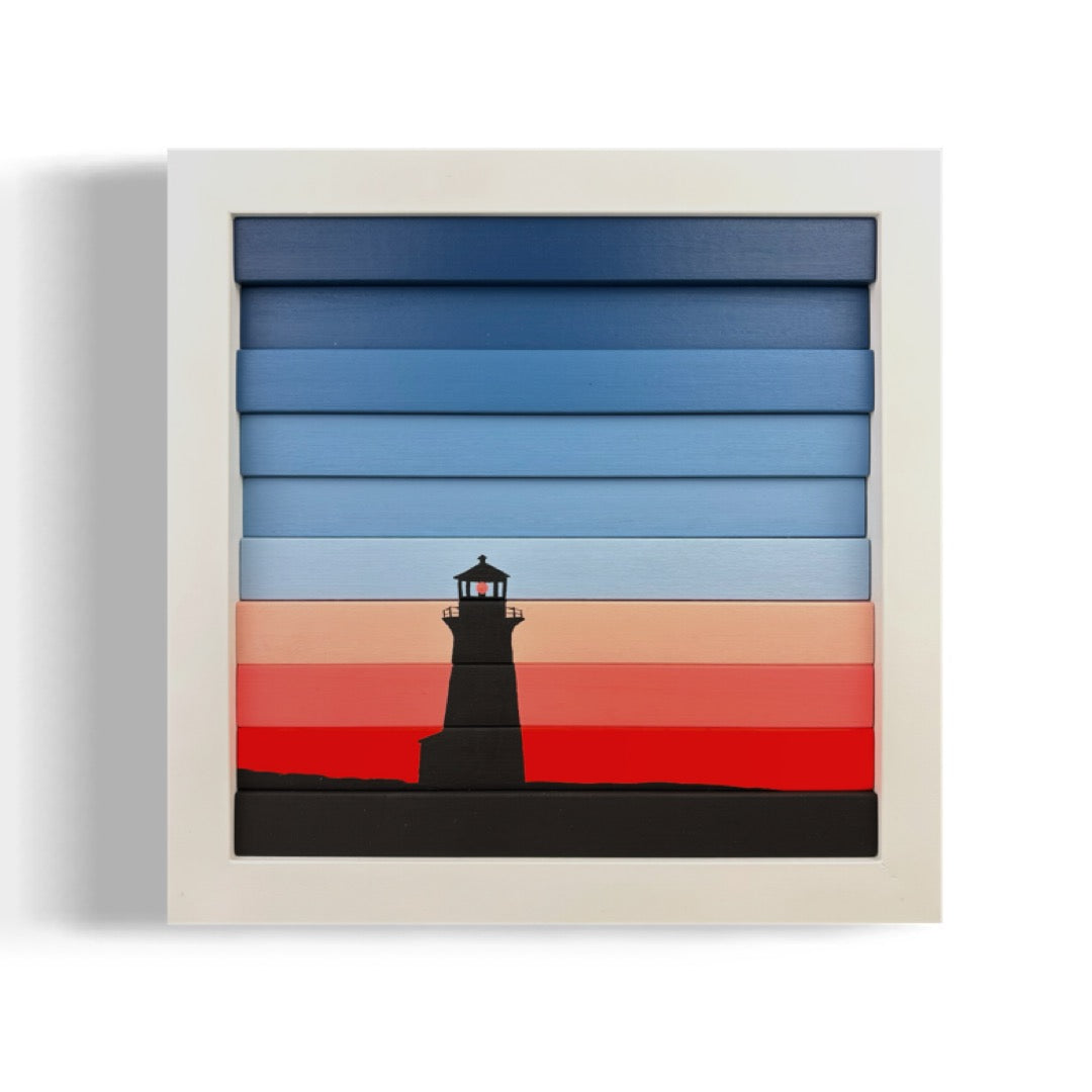 Red Sky at Night (9”x9”)