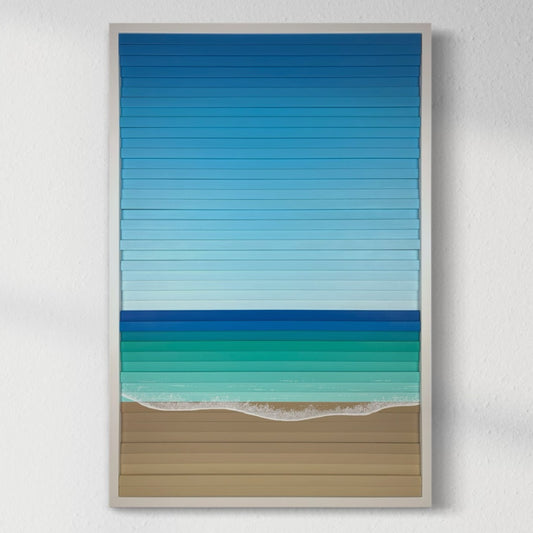 Let’s Go to the Beach (24”W x 36”H)
