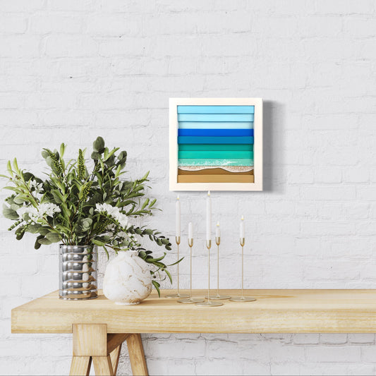 Carters Beach (9"x9")