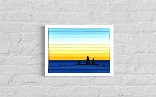 Lakeview (16"Wx12"H)