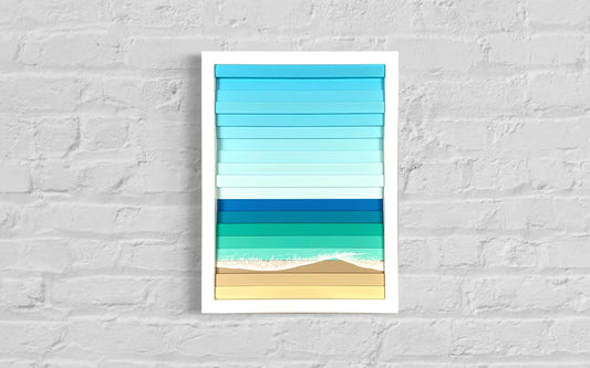 Carters Beach (12"Wx16"H)